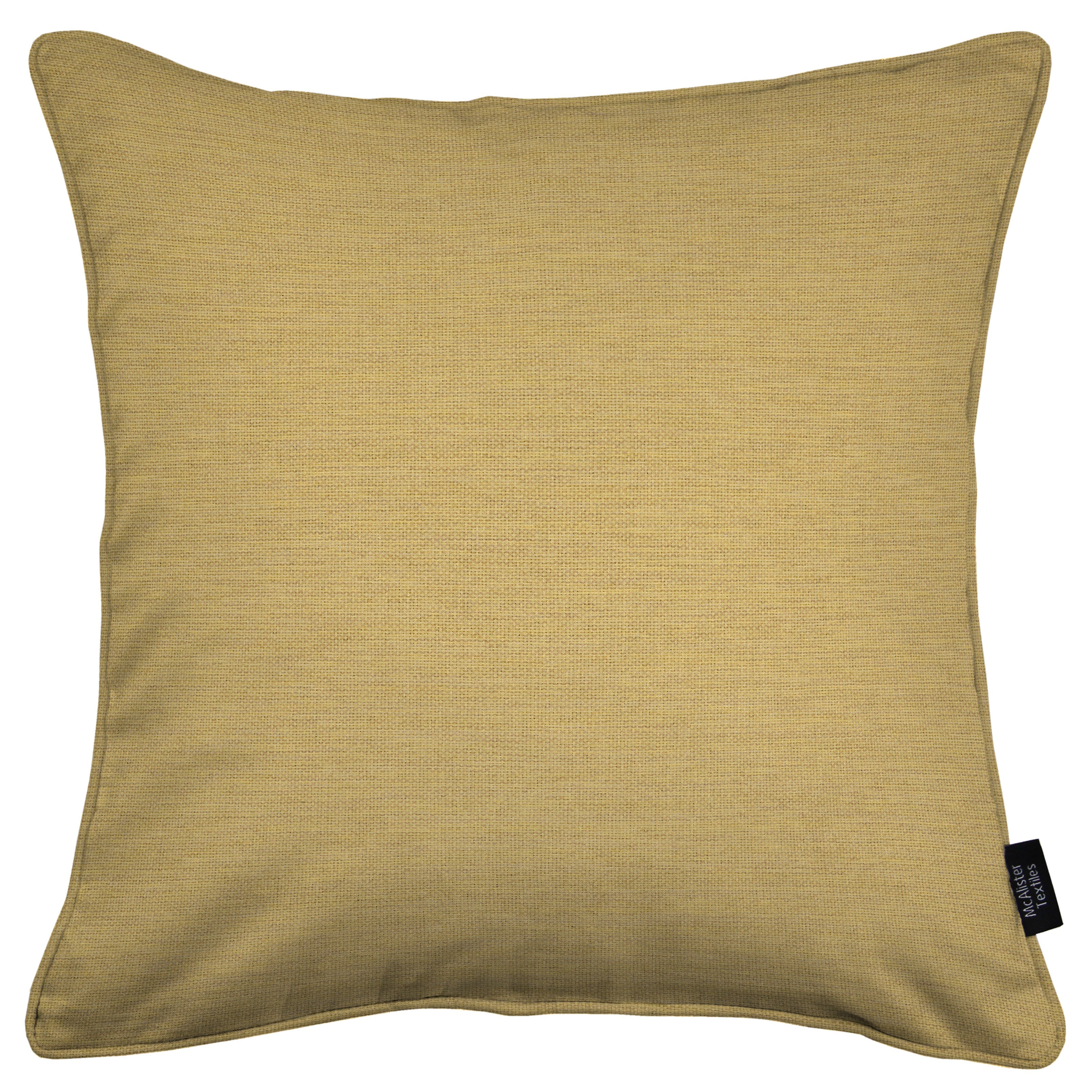 McAlister Textiles Albany Ochre Yellow Piped Cushion Cushions and Covers 