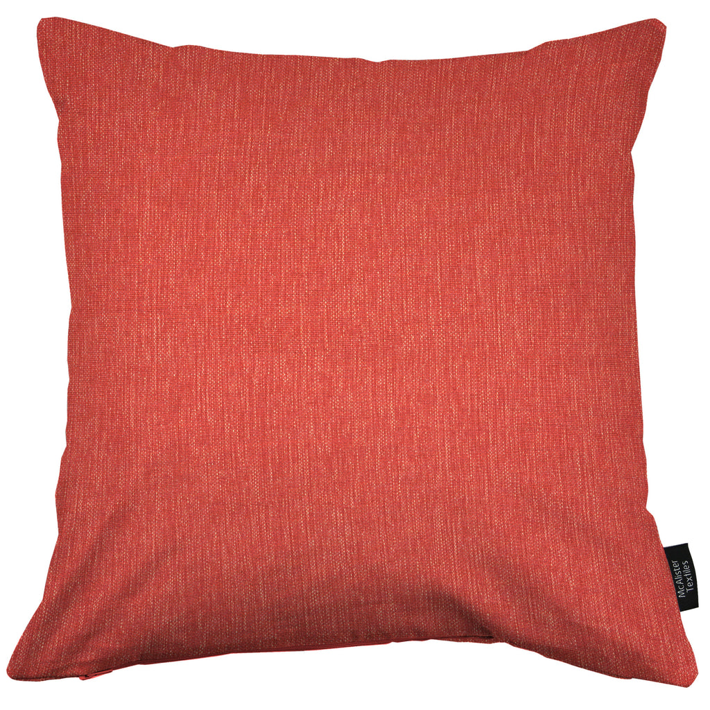 McAlister Textiles Albany Red Woven Cushion Cushions and Covers 