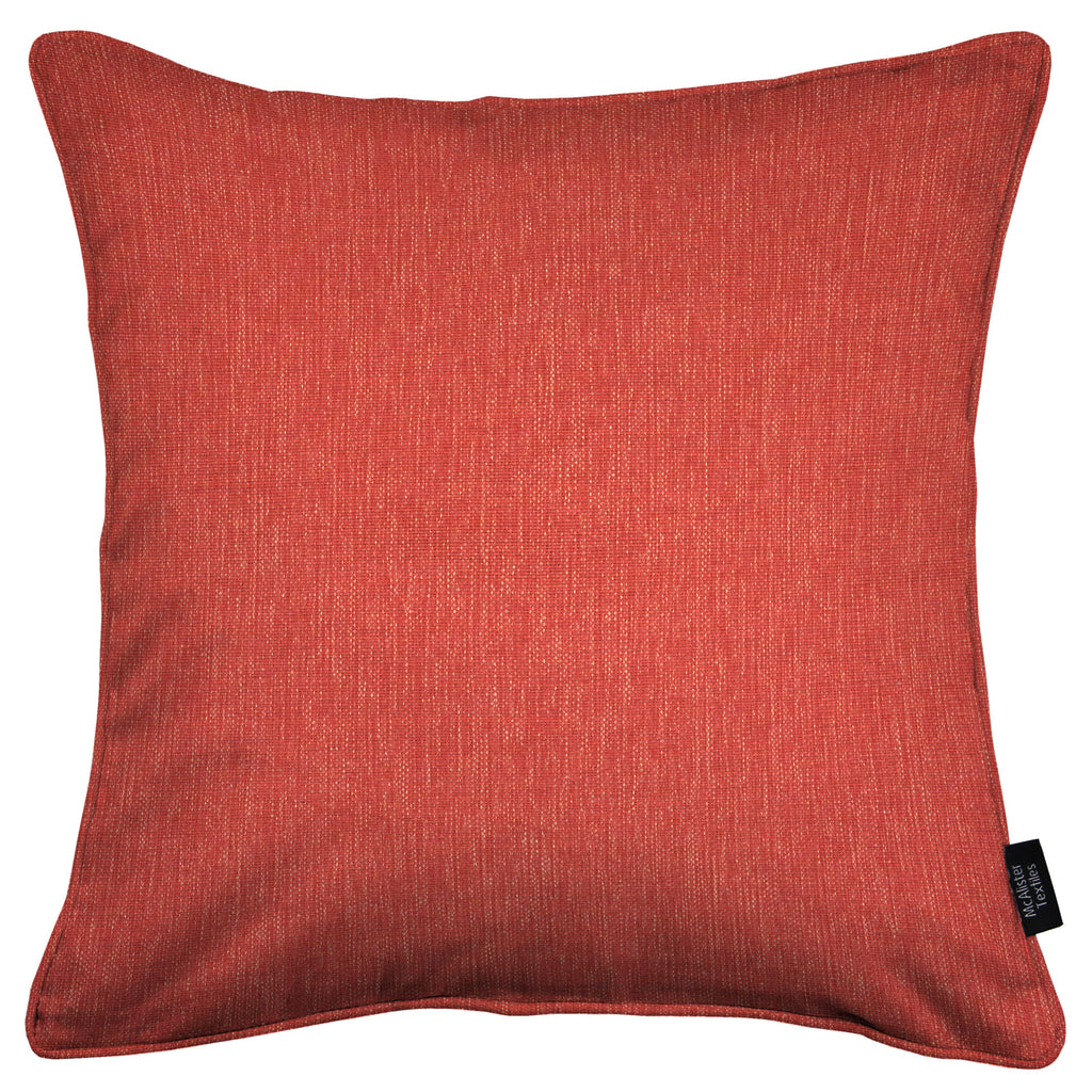 McAlister Textiles Albany Red Piped Cushion Cushions and Covers 