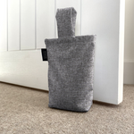 Cargar imagen en el visor de la galería, McAlister Textiles Albany Charcoal Doorstop Doorstops 
