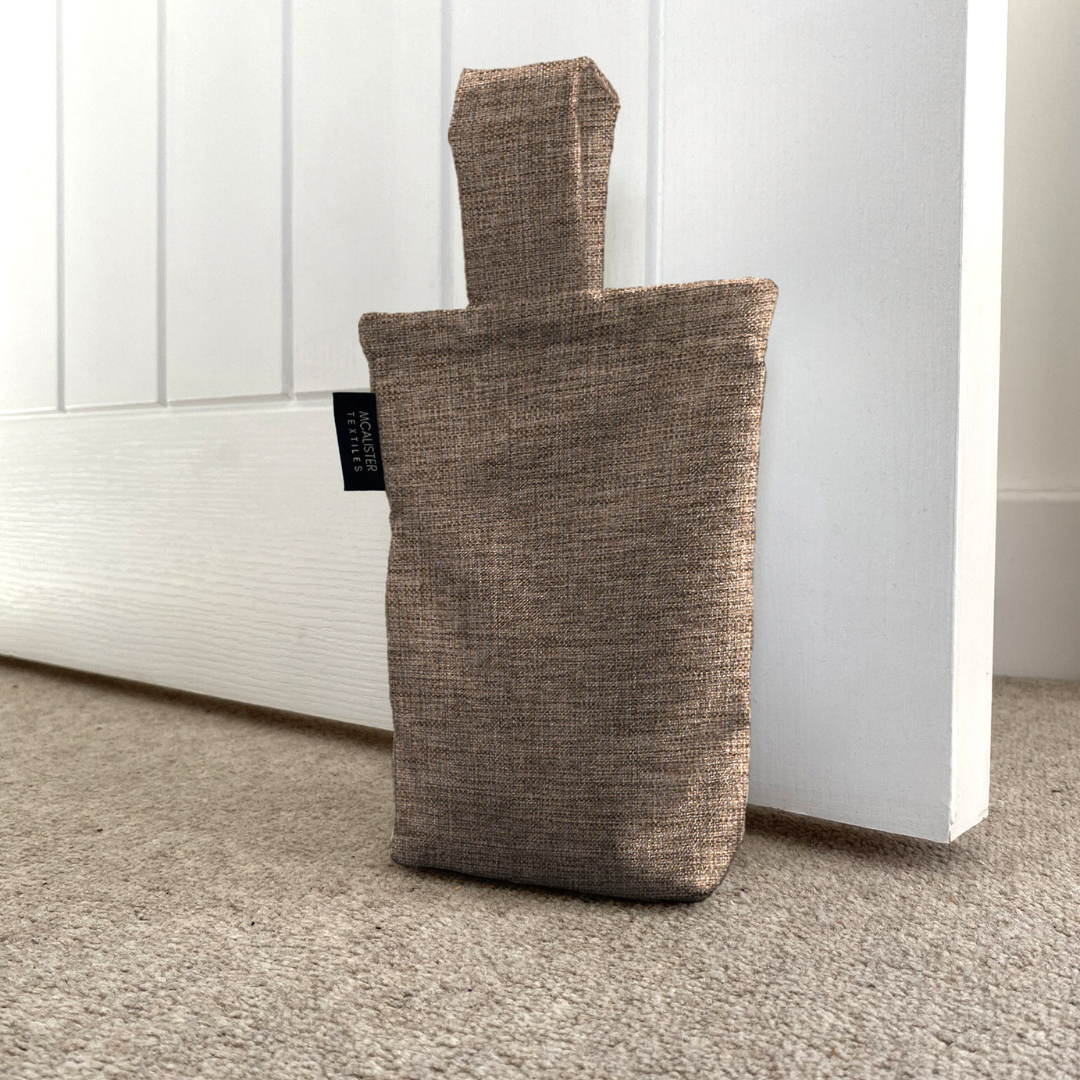 McAlister Textiles Albany Chocolate Brown Doorstop Doorstops 