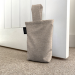 Cargar imagen en el visor de la galería, McAlister Textiles Albany Taupe Doorstop Doorstops 
