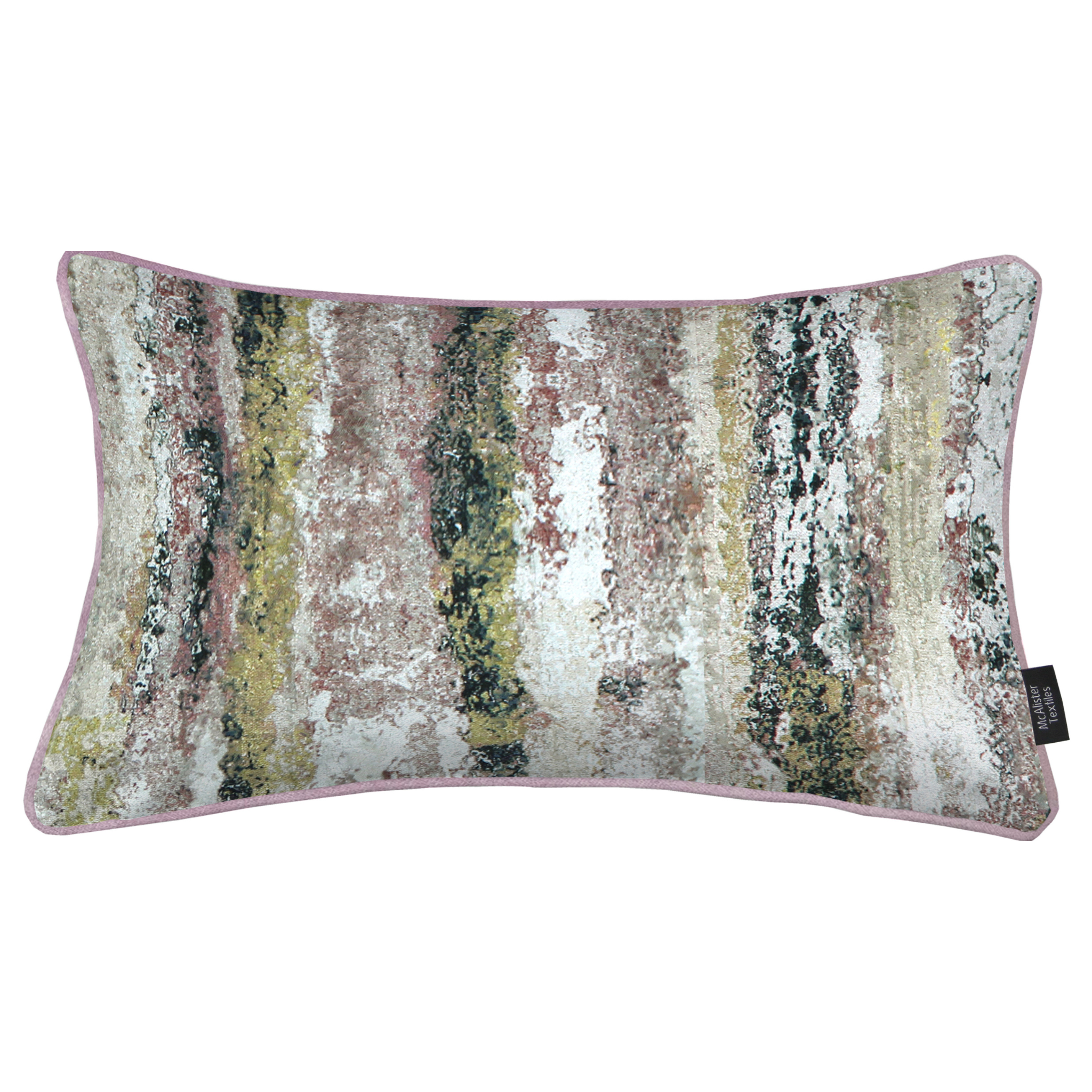 McAlister Textiles Aura Blush Pink Printed Velvet Pillow Pillow 