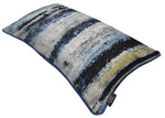 Cargar imagen en el visor de la galería, McAlister Textiles Aura Navy Blue Printed Velvet Pillow Pillow 
