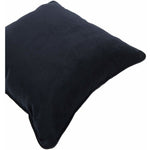 Cargar imagen en el visor de la galería, McAlister Textiles Matt Black Piped Velvet Cushion Cushions and Covers 
