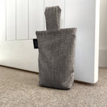 Cargar imagen en el visor de la galería, McAlister Textiles Capri Charcoal Doorstop Doorstops 
