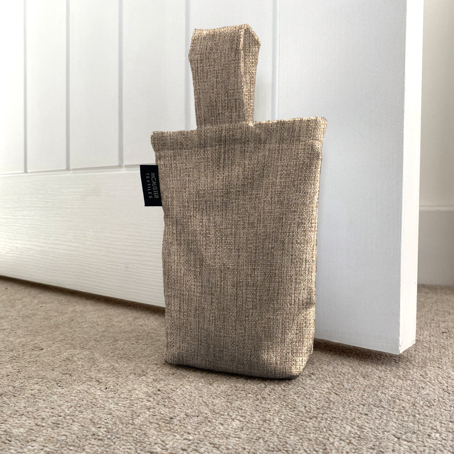 McAlister Textiles Capri Chocolate Brown Doorstop Doorstops 