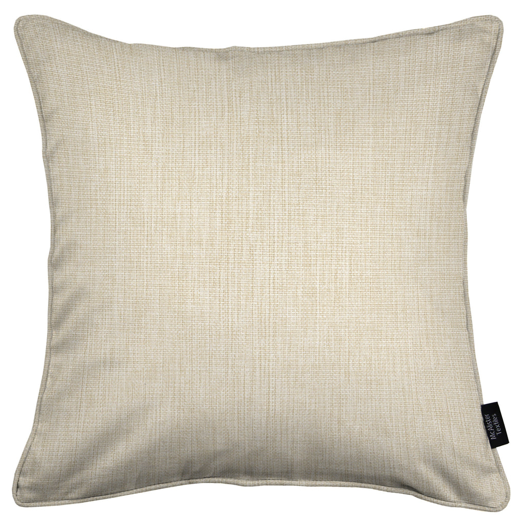 McAlister Textiles Capri Natural Piped Cushion Cushions and Covers 