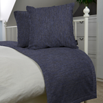 Cargar imagen en el visor de la galería, McAlister Textiles Capri Navy Blue Bed Runners Throws and Runners 
