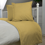 Cargar imagen en el visor de la galería, McAlister Textiles Capri Ochre Yellow Bed Runners Throws and Runners 
