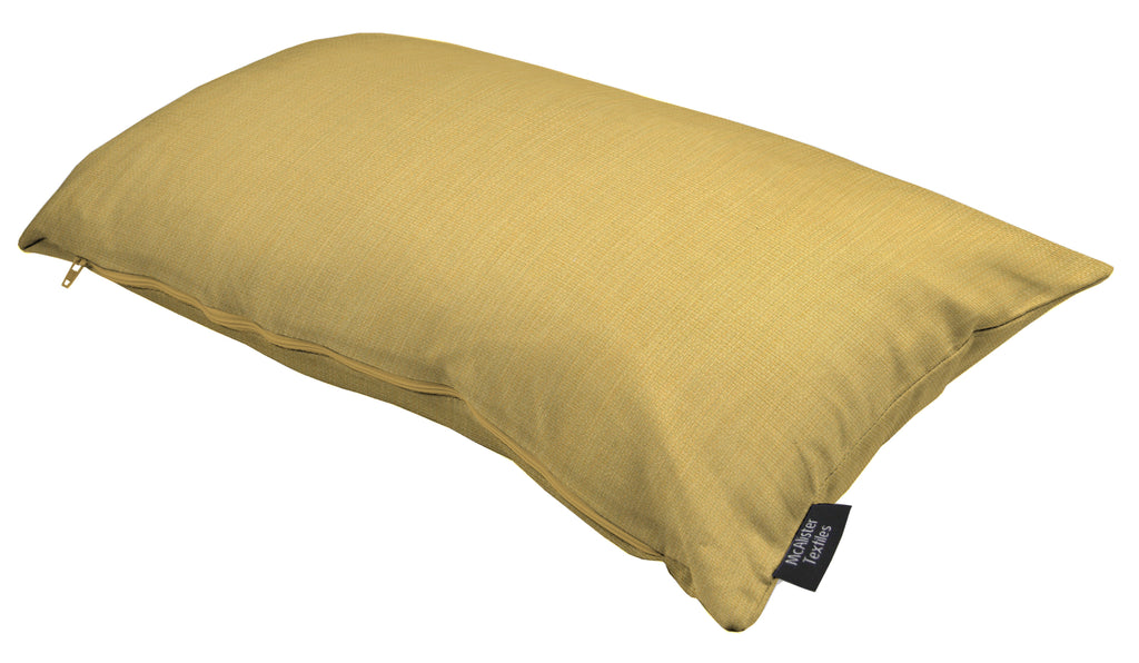 McAlister Textiles Capri Ochre Yellow Plain Cushion Cushions and Covers 