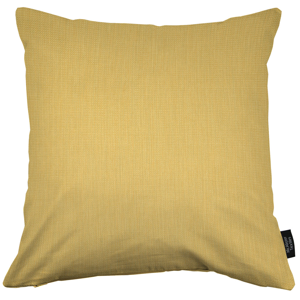 McAlister Textiles Capri Ochre Yellow Plain Cushion Cushions and Covers 