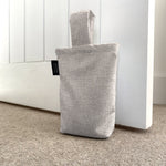 Cargar imagen en el visor de la galería, McAlister Textiles Capri Soft Grey Doorstop Doorstops 
