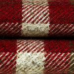 Cargar imagen en el visor de la galería, McAlister Textiles Heritage Red + White Tartan Draught Excluder Draught Excluders 
