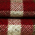 Cargar imagen en el visor de la galería, McAlister Textiles Heritage Red + White Tartan Throws &amp; Runners Throws and Runners 
