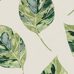 Cargar imagen en el visor de la galería, McAlister Textiles Leaf Forest Green Floral Cotton Print Curtains Tailored Curtains 
