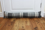 Cargar imagen en el visor de la galería, McAlister Textiles Heritage Charcoal Grey Tartan Draught Excluder Draught Excluders 
