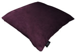 Cargar imagen en el visor de la galería, McAlister Textiles Matt Aubergine Purple Velvet Modern Look Plain Cushion Cushions and Covers 
