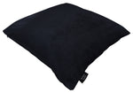 Cargar imagen en el visor de la galería, McAlister Textiles Matt Black Velvet Modern Look Plain Cushion Cushions and Covers 
