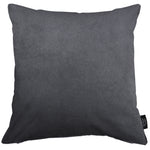 Cargar imagen en el visor de la galería, McAlister Textiles Matt Charcoal Velvet Modern Look Plain Cushion Cushions and Covers 
