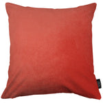 Cargar imagen en el visor de la galería, McAlister Textiles Matt Coral Pink Velvet Modern Look Plain Cushion Cushions and Covers 
