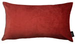 Cargar imagen en el visor de la galería, McAlister Textiles Matt Rust Red Velvet Modern Look Plain Cushion Cushions and Covers 
