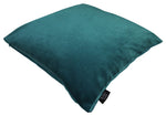 Cargar imagen en el visor de la galería, McAlister Textiles Matt Teal Velvet Modern Look Plain Cushion Cushions and Covers 
