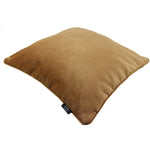 Cargar imagen en el visor de la galería, McAlister Textiles Matt Caramel Gold Piped Velvet Cushion Cushions and Covers 
