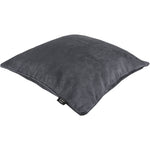 Cargar imagen en el visor de la galería, McAlister Textiles Matt Charcoal Grey Contrast Piped Velvet Cushion Cushions and Covers 
