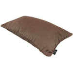 Cargar imagen en el visor de la galería, McAlister Textiles Matt Mocha Brown Piped Velvet Cushion Cushions and Covers 
