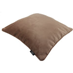 Cargar imagen en el visor de la galería, McAlister Textiles Matt Mocha Brown Piped Velvet Cushion Cushions and Covers 
