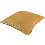 Cargar imagen en el visor de la galería, McAlister Textiles Matt Ochre Yellow Piped Velvet Cushion Cushions and Covers 
