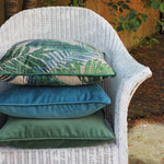 Cargar imagen en el visor de la galería, McAlister Textiles Matt Moss Green Piped Velvet Cushion Cushions and Covers 
