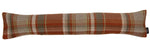 Cargar imagen en el visor de la galería, McAlister Textiles Heritage Burnt Orange + Grey Tartan Draught Excluder Draught Excluders 
