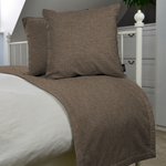 Cargar imagen en el visor de la galería, McAlister Textiles Roma Brown Bed Runners Throws and Runners 
