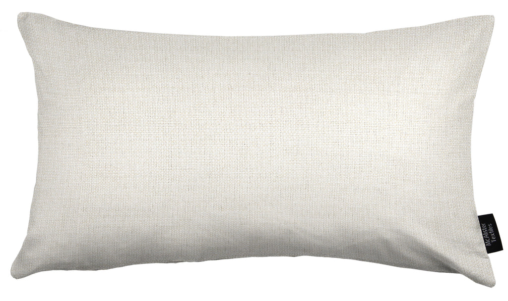 McAlister Textiles Roma Cream Woven Cushion Cushions and Covers 