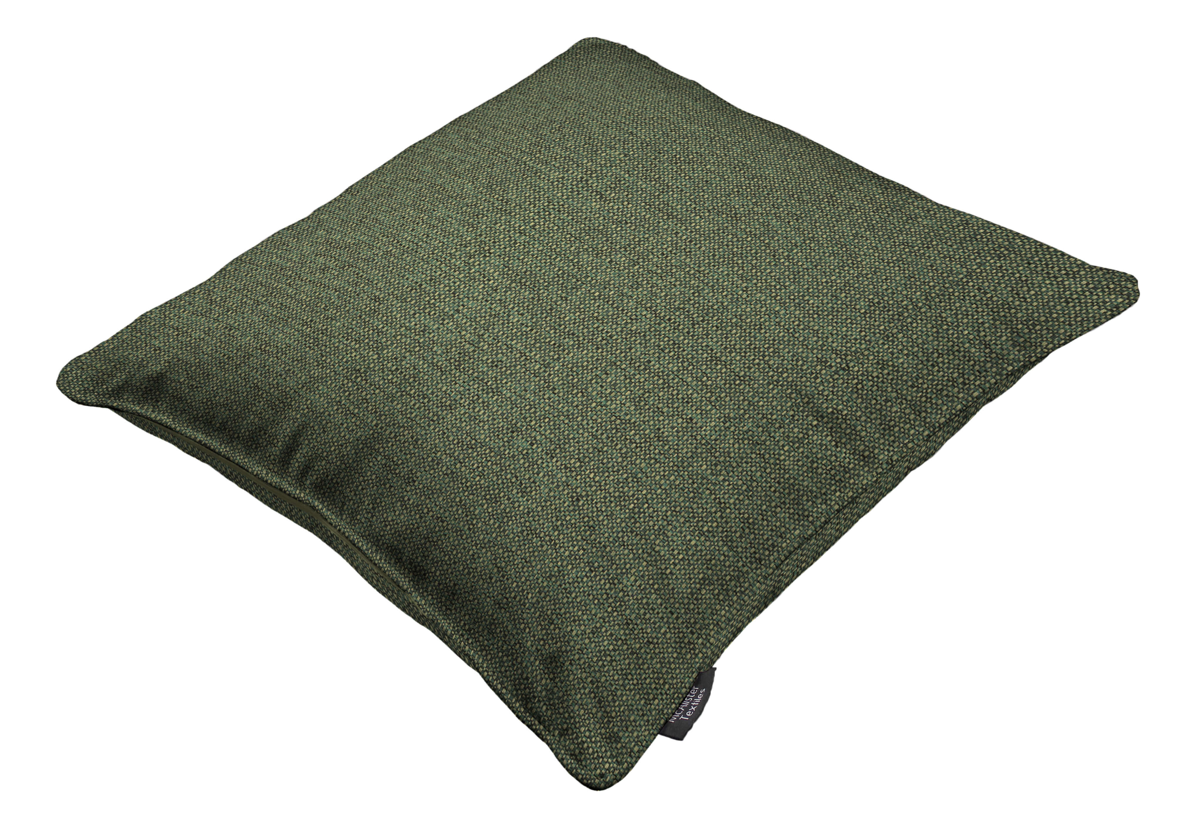 McAlister Textiles Roma Green Piped Cushion Cushions and Covers Cover Only 43cm x 43cm 