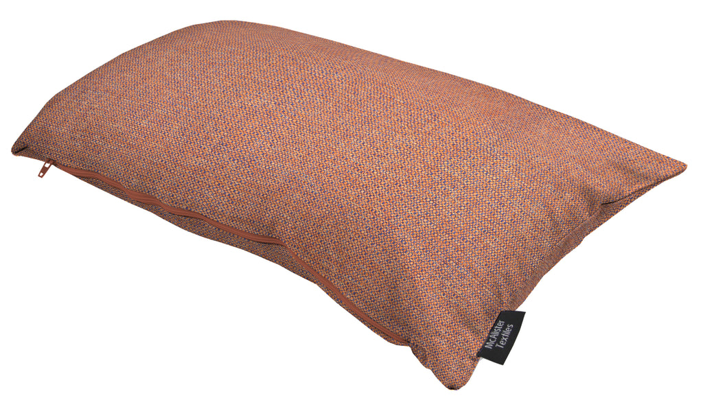 McAlister Textiles Roma Terracotta Woven Cushion Cushions and Covers 