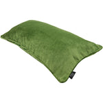 Cargar imagen en el visor de la galería, McAlister Textiles Matt Fern Green Piped Velvet Cushion Cushions and Covers 
