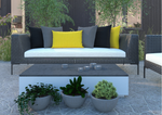 Cargar imagen en el visor de la galería, McAlister Textiles Sorrento Yellow Outdoor Cushions Cushions and Covers 
