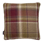 Cargar imagen en el visor de la galería, McAlister Textiles Stag Purple + Green Tartan Cushion Cushions and Covers 
