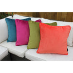 Cargar imagen en el visor de la galería, McAlister Textiles Matt Lime Green Piped Velvet Cushion Cushions and Covers 
