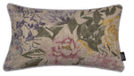 Cargar imagen en el visor de la galería, McAlister Textiles Blooma Purple, Pink and Ochre Floral Cushion Cushions and Covers 
