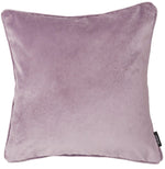 Cargar imagen en el visor de la galería, McAlister Textiles Matt Lilac Purple Velvet 43cm x 43cm Piped Cushion Sets Cushions and Covers 
