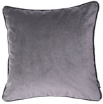 Cargar imagen en el visor de la galería, McAlister Textiles Matt Soft Silver Velvet 43cm x 43cm Contrast Piped Cushion Sets Cushions and Covers 
