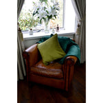 Cargar imagen en el visor de la galería, McAlister Textiles Matt Emerald Green Piped Velvet Cushion Cushions and Covers 
