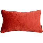 Cargar imagen en el visor de la galería, McAlister Textiles Matt Rust Red Orange Piped Velvet Cushion Cushions and Covers 
