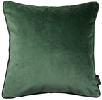 Cargar imagen en el visor de la galería, McAlister Textiles Matt Moss Green Velvet 43cm x 43cm Piped Cushion Sets Cushions and Covers 
