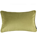 Cargar imagen en el visor de la galería, McAlister Textiles Matt Lime Green Piped Velvet Cushion Cushions and Covers 
