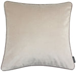 Cargar imagen en el visor de la galería, McAlister Textiles Matt Champagne Gold Velvet 43cm x 43cm Contrast Piped Cushion Sets Cushions and Covers 
